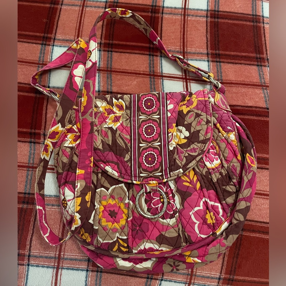 Vera Bradley Carnaby Saddle Up Purse. Crossbody Retired Excellent Condition - Picture 1 of 7